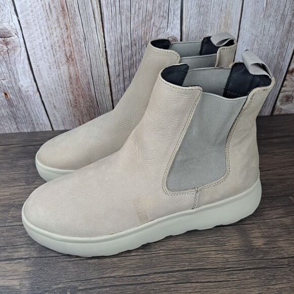 GEOX Respira Spherica EC4.1 Chelsea Boots Women's Sz 10 Sand (GUC) - Picture 1 of 10